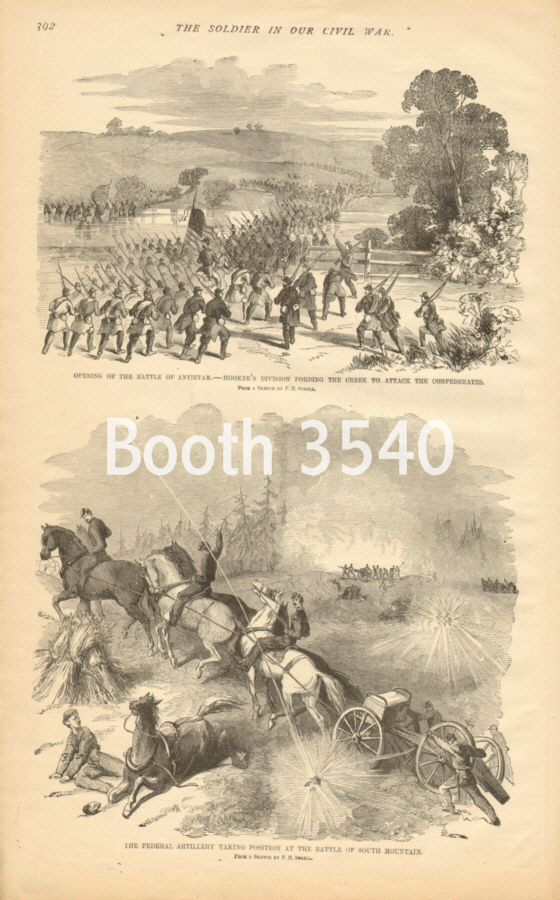 Opening Of The Battle Of Antietam -- The Federal Artillery Taking Position At The Battle Of South Mo Opening Of The Battle Of Antietam -- The Federal Artillery Taking Position At The Battle Of South Mo