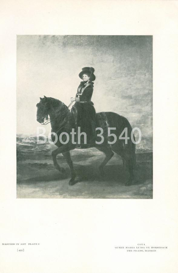 Queen Maria Luisa On Horseback