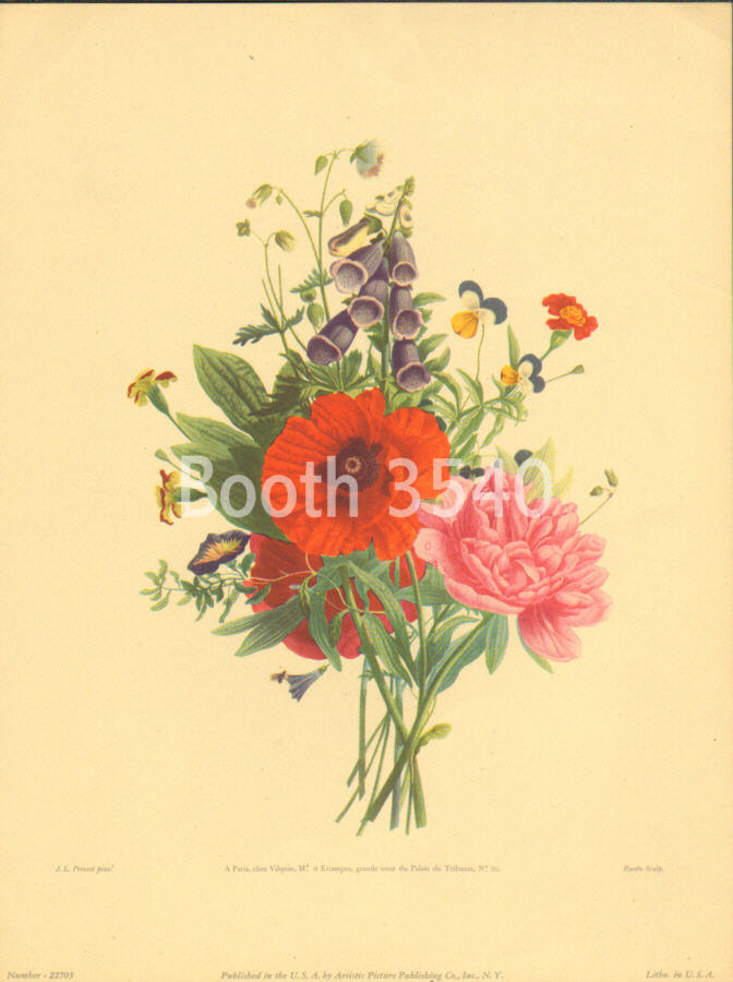 Vintage Floral Print 22703
