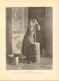 A Girl Churning