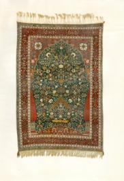 Antique Shiraz Prayer Rug Antique Shiraz Prayer Rug