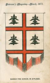 Banner Fire Screen In Applique