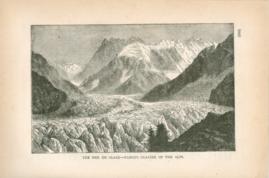The Mer De Glase - Famous Glacier Of The Alps