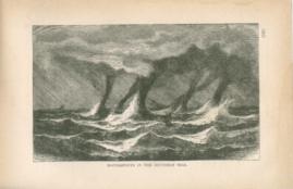 Waterspouts In The Southern Sea