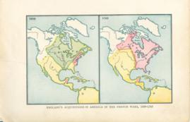 Englands Acquisitions In America In The French Wars 1689-1763