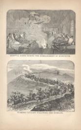 Hospital Scene During The Bombarment Of Rustchuck And Turkish Cavalry Following The Russians Hospital Scene During The Bombarment Of Rustchuck And Turkish Cavalry Following The Russians