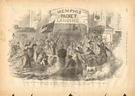 Landing Of Capt Bailey And Lt Perkins On The Levee New Orleans Landing Of Capt Bailey And Lt Perkins On The Levee New Orleans