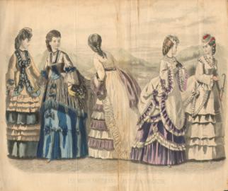 Les Modes Parisiennes April 1871 Les Modes Parisiennes April 1871