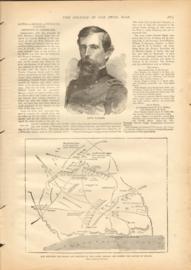 Lewis Wallace -- Map Showing The Roads And Postion Of The Camps During The Battle Of Shiloh Lewis Wallace -- Map Showing The Roads And Postion Of The Camps During The Battle Of Shiloh