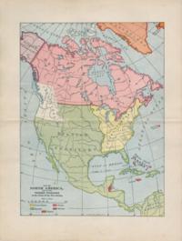 Map Of North America Showing Foreign Territory At The Close Of The Revolution Map Of North America Showing Foreign Territory At The Close Of The Revolution