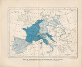 Map to Illustrate the Dominion of Napoleon I