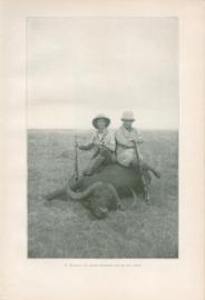 Mr Roosevelt And Kermit Roosevelt With The First Buffalo Mr Roosevelt And Kermit Roosevelt With The First Buffalo