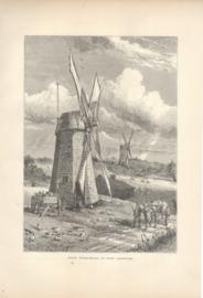 New York Grist Wind Mills At East Hampton