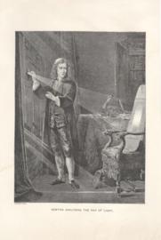 Newton Analysing The Ray Of Light Newton Analysing The Ray Of Light