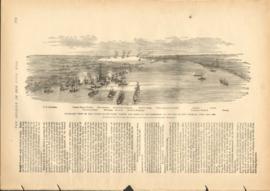 Panoramic View Of The US Fleet Passing The Forts On The Mississippi Panoramic View Of The US Fleet Passing The Forts On The Mississippi