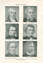Portraits Of Marshall Calhoun Douglas Stephens Chase Blaine
