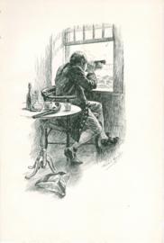 Seated By The Window A Pocket Telesope In His Hand Seated By The Window A Pocket Telesope In His Hand