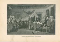 Signing The Declaration Of Independence