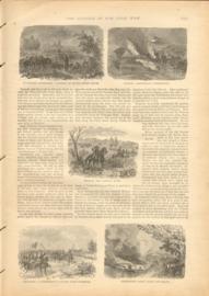 Stonemans Expedition -- Burning Conf Storehouses -- Crossing The Rapidan River -- Chargin Near Richm