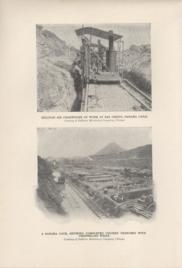 Sullivan Air Channeller At Work At Bas Obispo Panama Canal And A Panama Lock Showing Completed Culve