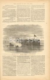 The Federal Ironclad Weehawken Attacks Fort Sumter The Federal Ironclad Weehawken Attacks Fort Sumter