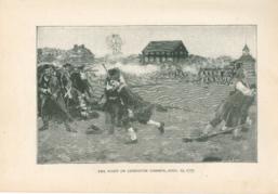 The Fight Of Lexington Common April 19 1775
