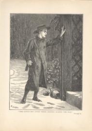 The Little Boy Stood There Leaning Against The Post The Little Boy Stood There Leaning Against The Post