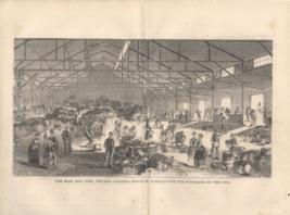 The West Side Rink Chicago General Depot Of Supplies For The Sufferers By The Fire