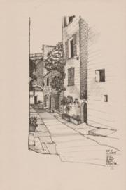 Rue De La Casette   St. Paul De Vence (On Gray)