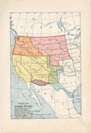 Western Part Of The United States 1850s