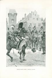French Troops Eenter a German Village French Troops Eenter a German Village